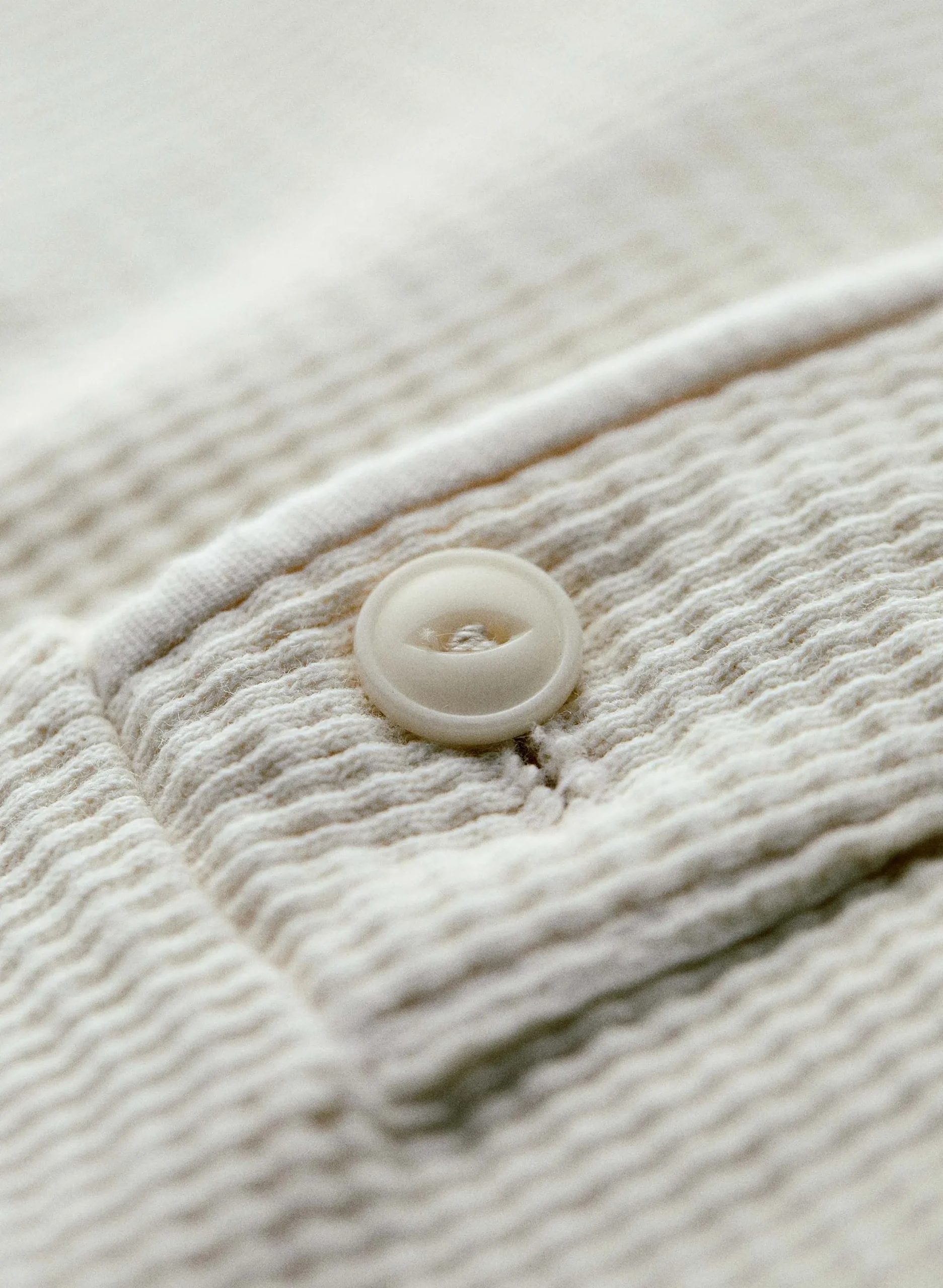 imogene + willie The Knit Waffle Henley In Vintage White| Knits & Sweaters