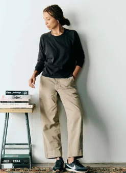 imogene + willie The Long Sleeve Raglan In Faded Black|Women Tees + Tanks|Knits & Sweaters