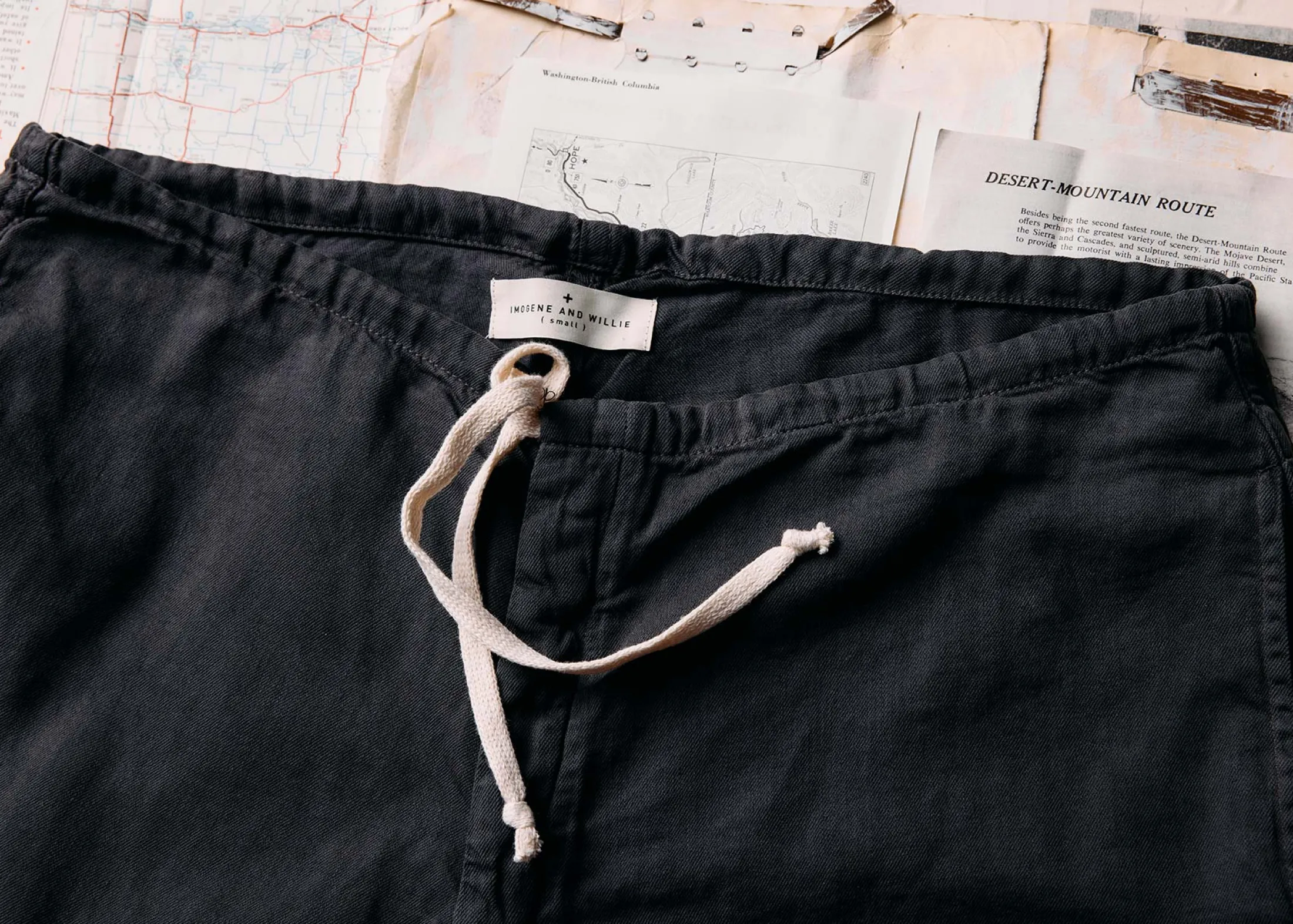 imogene + willie The Lounge Pant In Faded Black|Women Pants & Shorts|Pants & Shorts