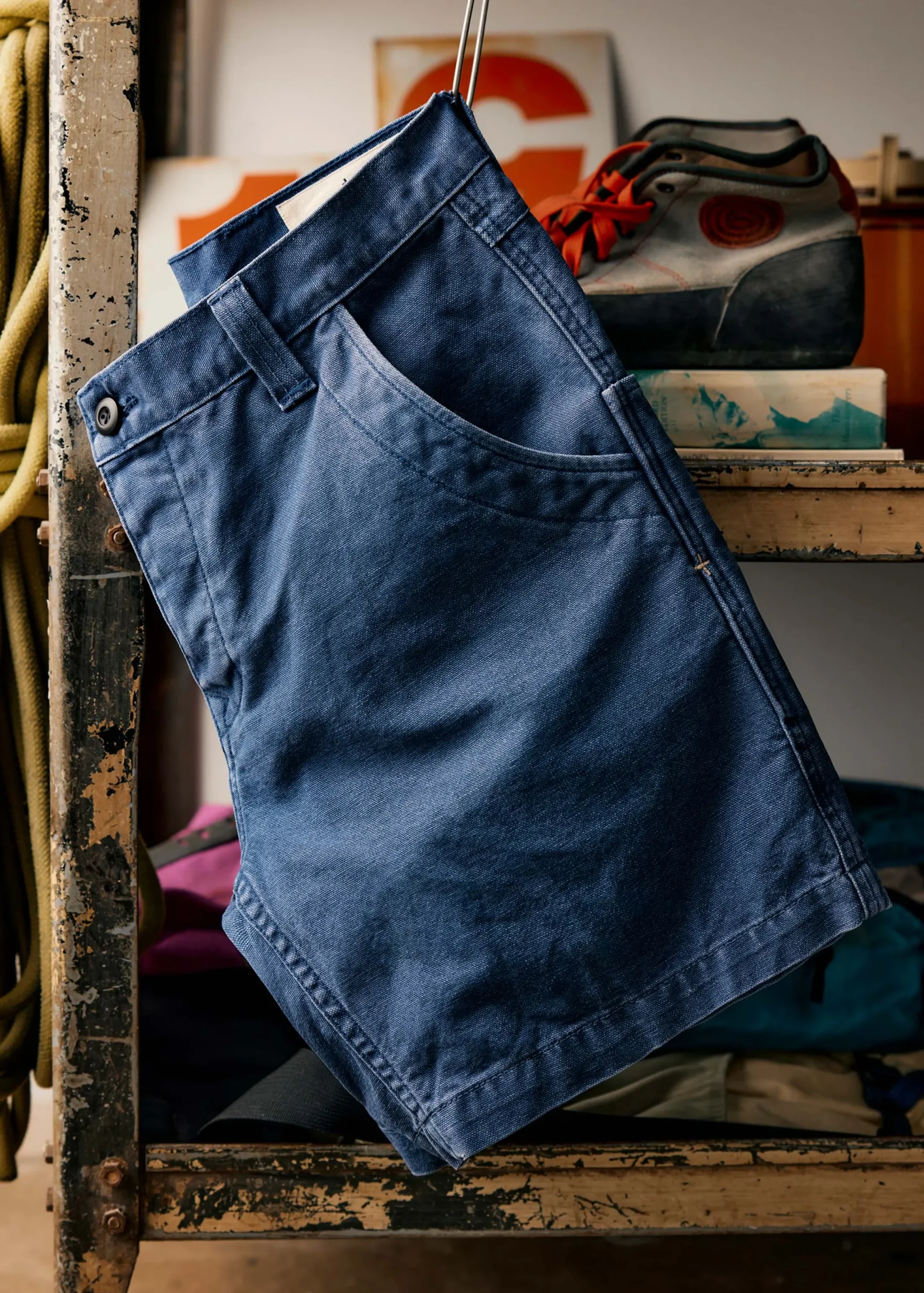imogene + willie The Mountain Short In French Blue| Pants & Shorts
