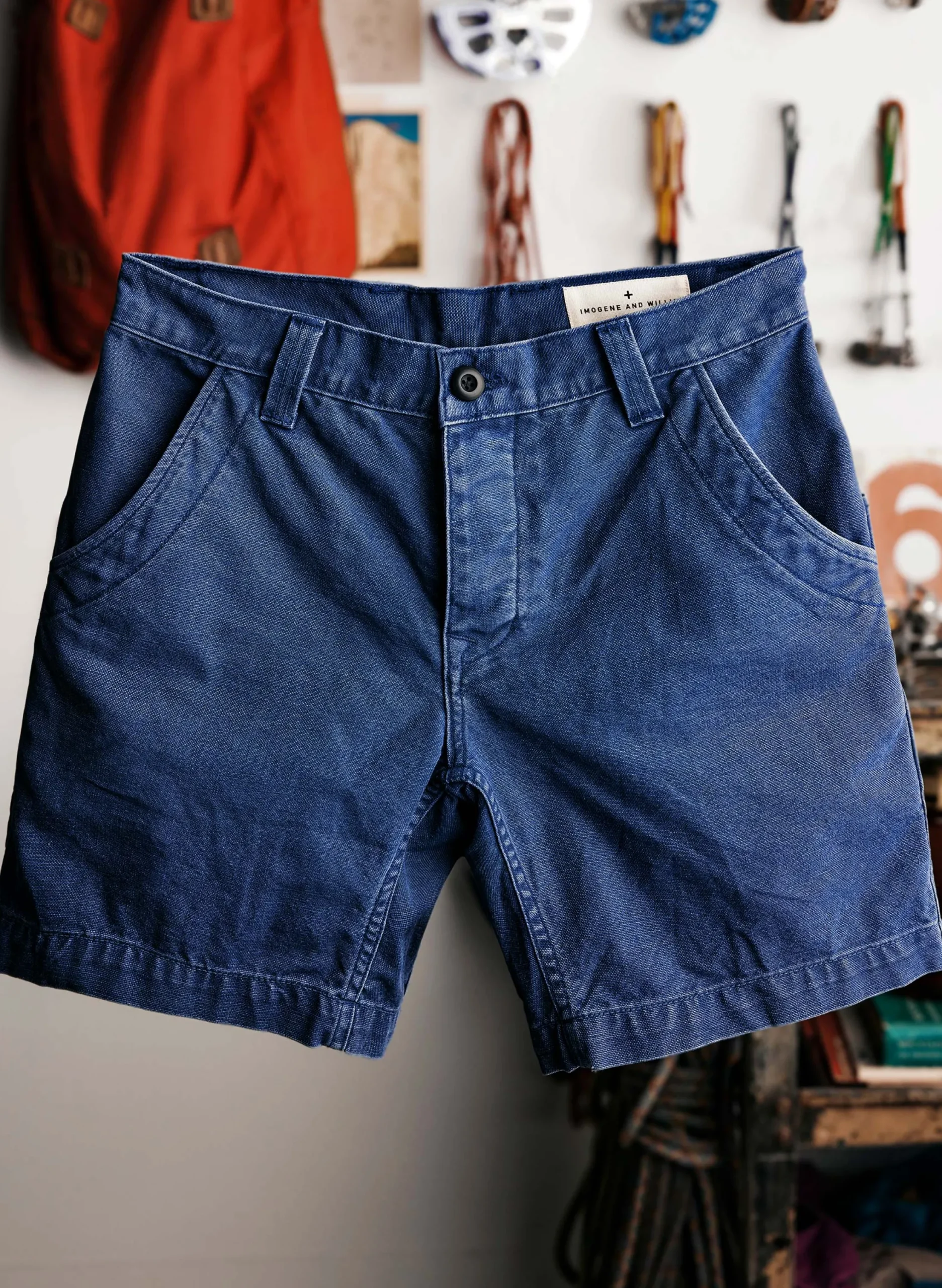 imogene + willie The Mountain Short In French Blue| Pants & Shorts