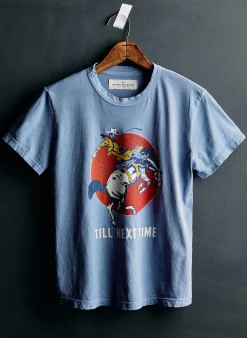 imogene + willie The "next Time" Tee In Blue|Women Graphic Tees|Graphic Tees