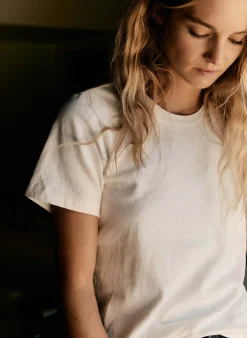 imogene + willie The Novel Knit Tee In White|Women Tees + Tanks