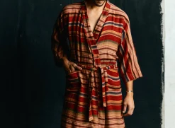 imogene + willie The Ojai Robe In Coastal Stripe|Women Home Goods|Home Goods