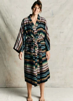 imogene + willie The Ojai Robe In Mesa Stripe|Women Home Goods|Home Goods