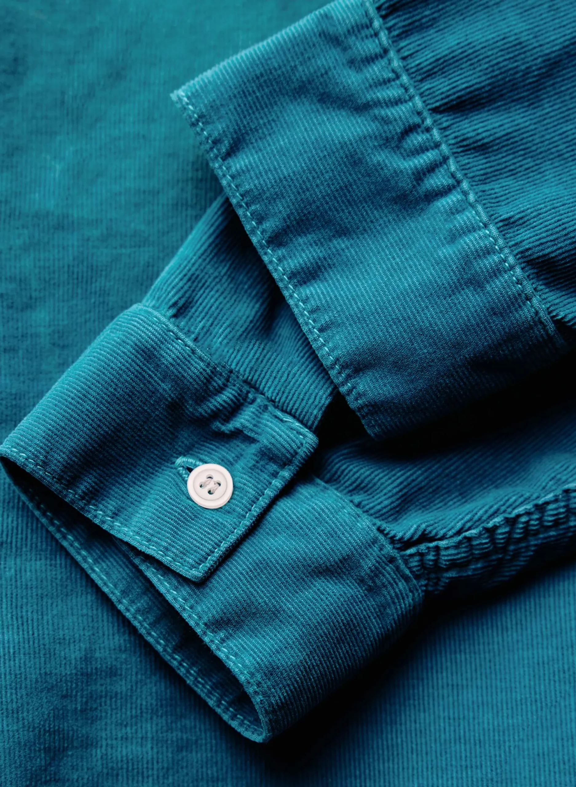 imogene + willie The Palmer Corduroy Shirt In Teal|Women Shirts