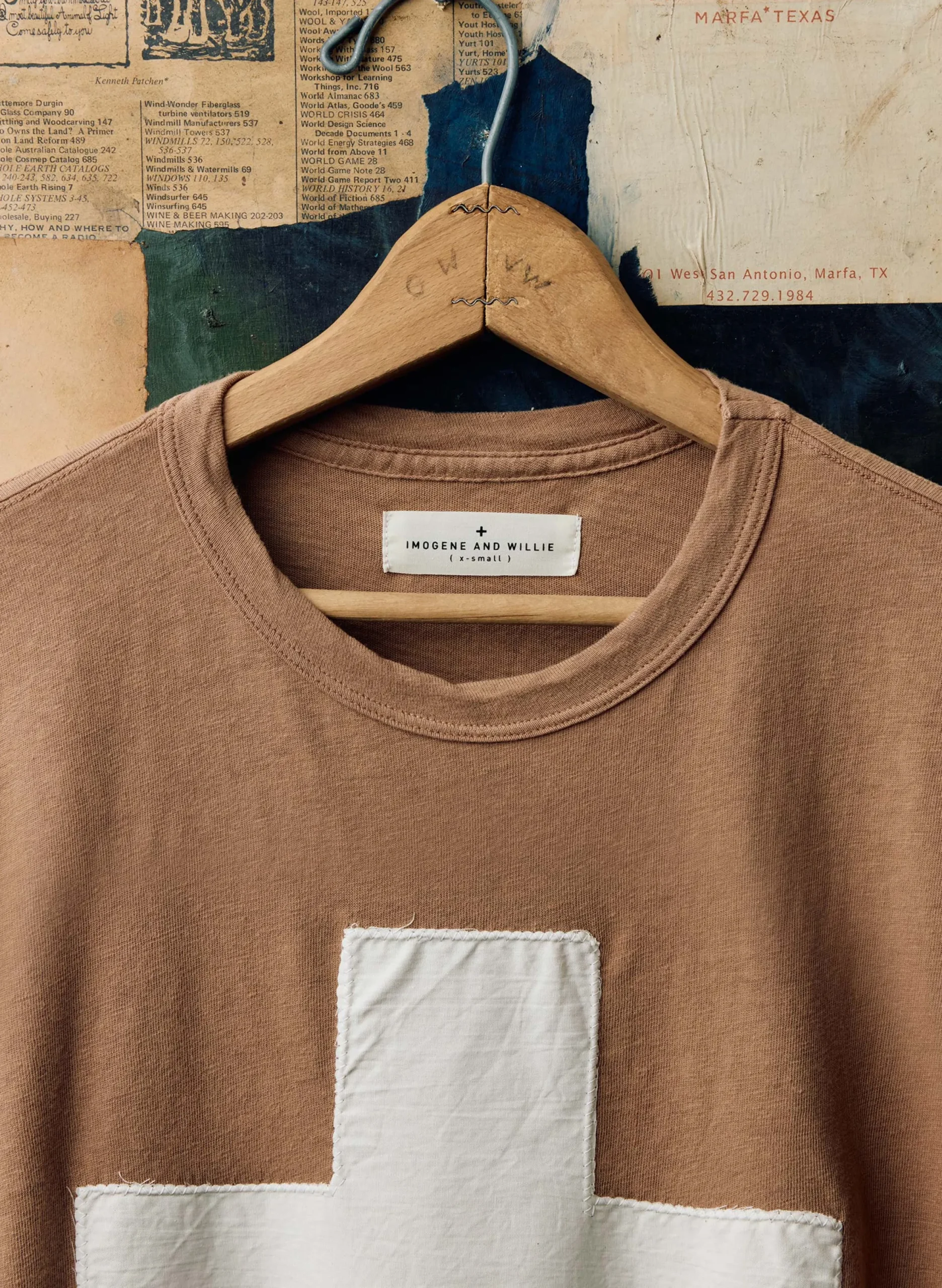 imogene + willie The "plus" Tee In Fatigue Brown|Women Graphic Tees|Graphic Tees