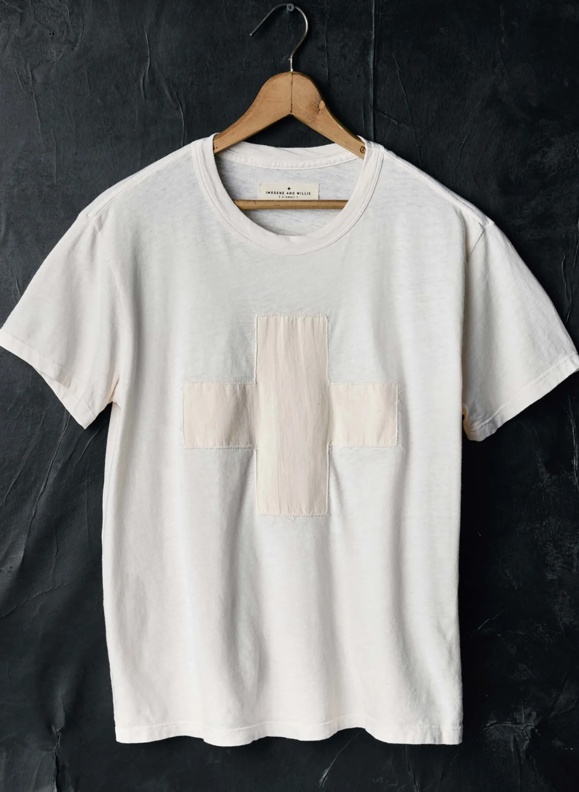 imogene + willie The "plus" Tee In Vintage White|Women Graphic Tees|Graphic Tees