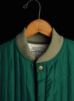 imogene + willie The Quilted Liner In Green|Women Jackets