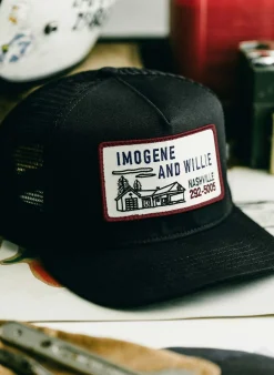 imogene + willie The "service Station" Trucker In Black|Women Accessories|Accessories