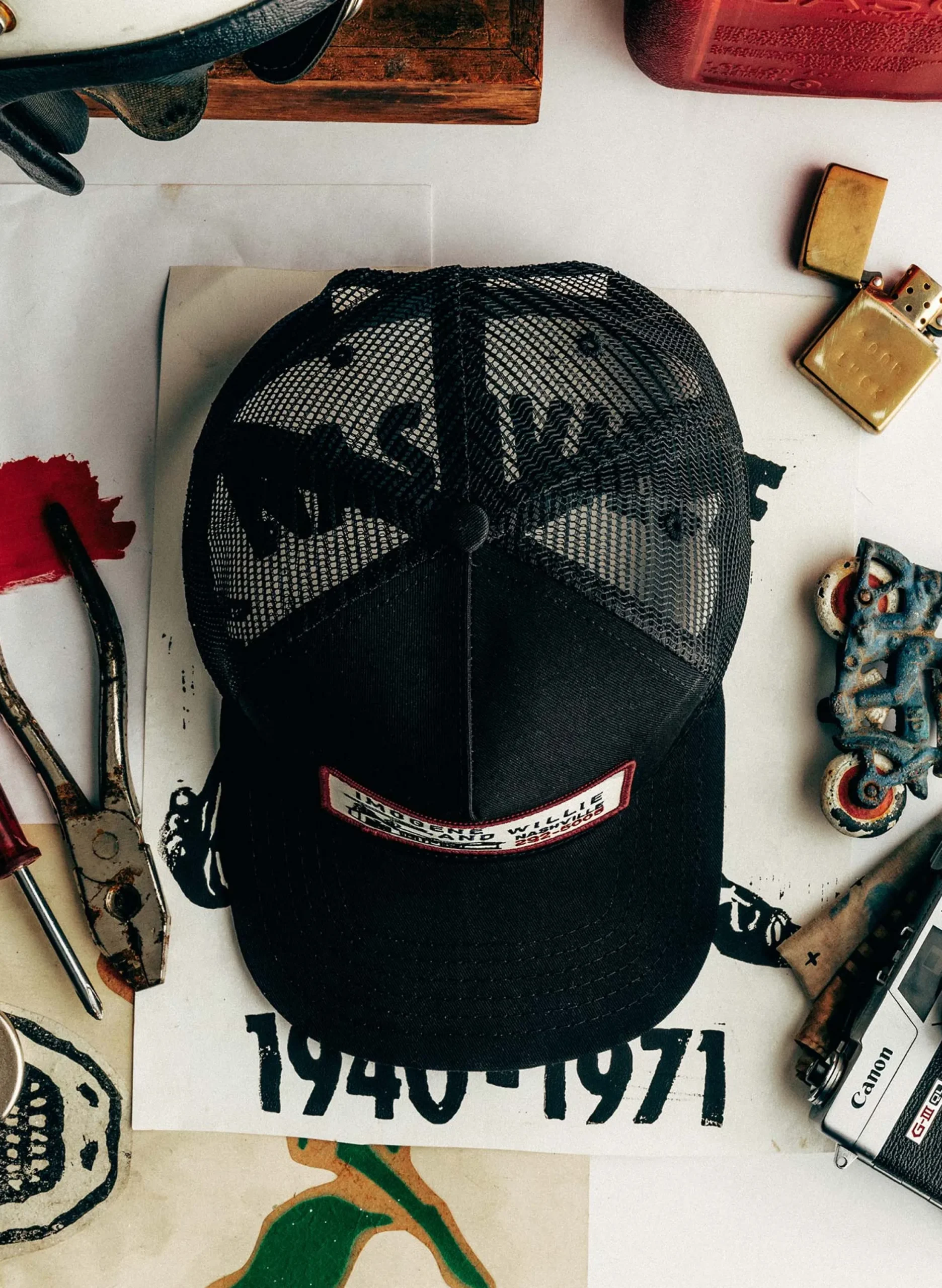 imogene + willie The "service Station" Trucker In Black|Women Accessories|Accessories