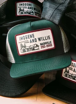 imogene + willie The "service Station" Trucker In Green|Women Accessories|Accessories