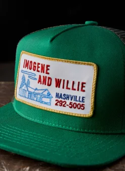 imogene + willie The "service Station" Trucker In Kelly Green|Women Accessories|Accessories