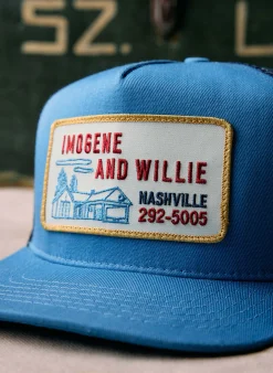 imogene + willie The "service Station" Trucker In Blue|Women Accessories|Accessories