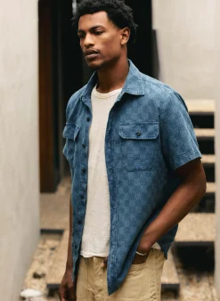 imogene + willie The Shoreline Shirt In Washed Indigo Check| Shirts