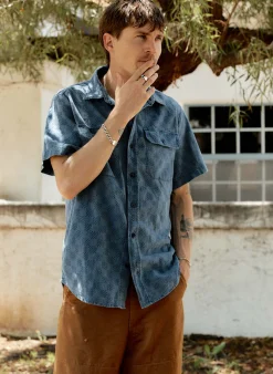 imogene + willie The Shoreline Shirt In Washed Indigo Check| Shirts