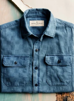 imogene + willie The Shoreline Shirt In Washed Indigo Check| Shirts
