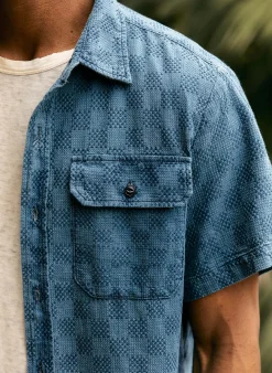 imogene + willie The Shoreline Shirt In Washed Indigo Check| Shirts