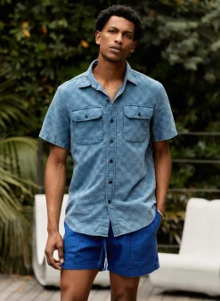 imogene + willie The Shoreline Shirt In Washed Indigo Check| Shirts