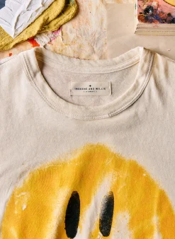 imogene + willie The "smiley" Tee|Women Graphic Tees|Graphic Tees