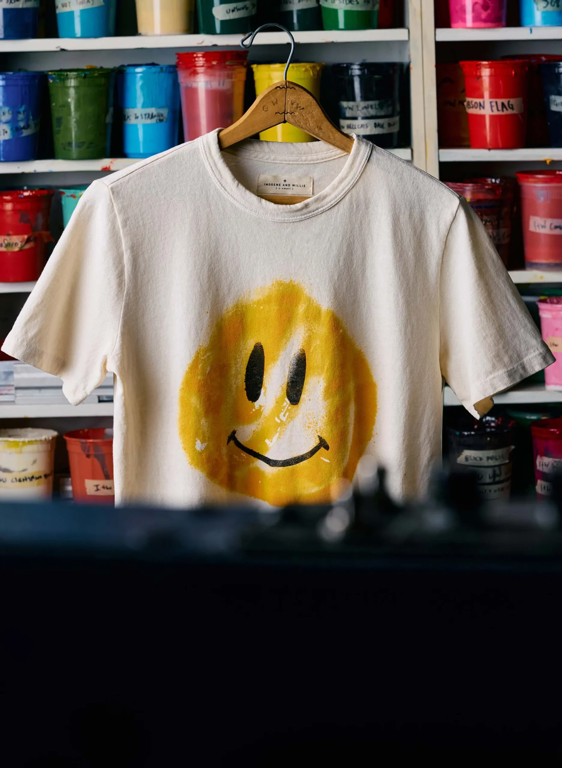 imogene + willie The "smiley" Tee|Women Graphic Tees|Graphic Tees