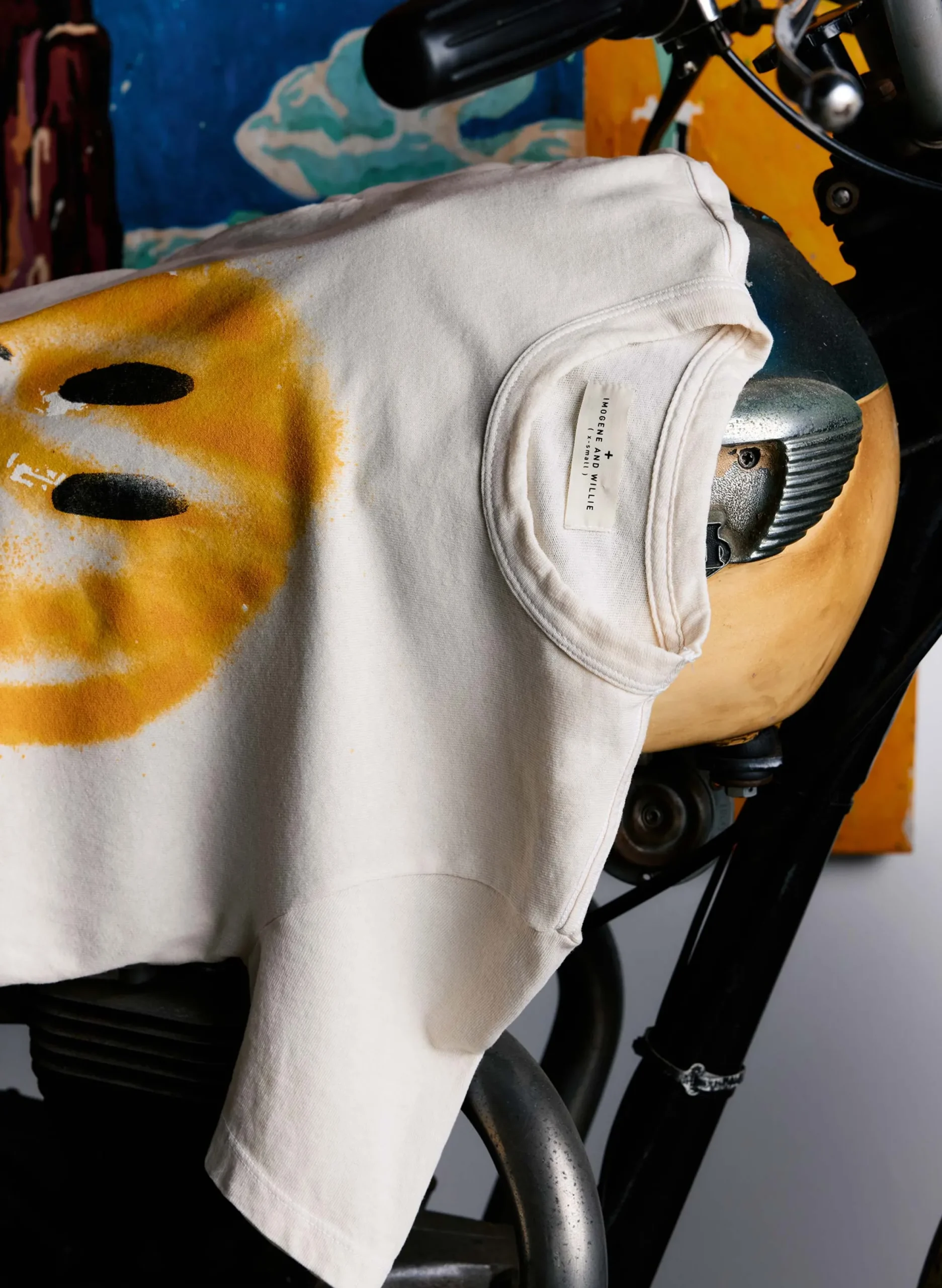 imogene + willie The "smiley" Tee|Women Graphic Tees|Graphic Tees