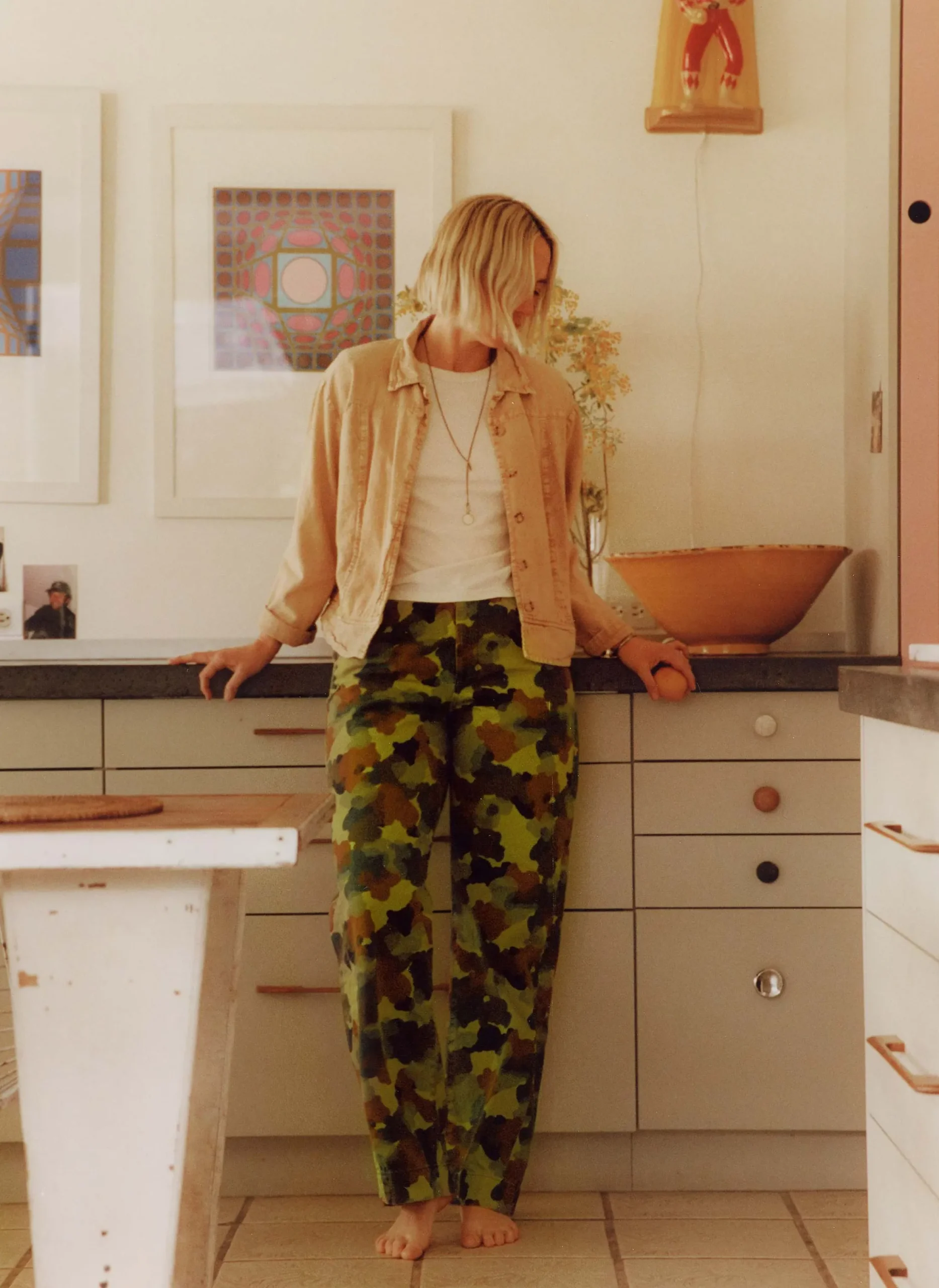 imogene + willie The Sonora Painted Camo Trouser|Women Pants & Shorts