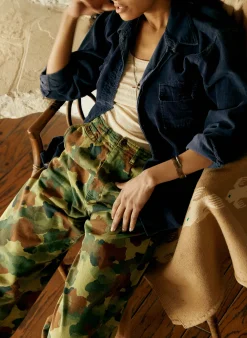 imogene + willie The Sonora Painted Camo Trouser|Women Pants & Shorts