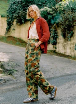 imogene + willie The Sonora Painted Camo Trouser|Women Pants & Shorts