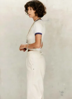 imogene + willie The Sonora Trouser In Natural Canvas|Women Pants & Shorts