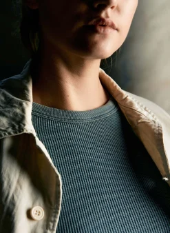 imogene + willie The Sunfaded Indigo Waffle Thermal|Women Knits & Sweaters
