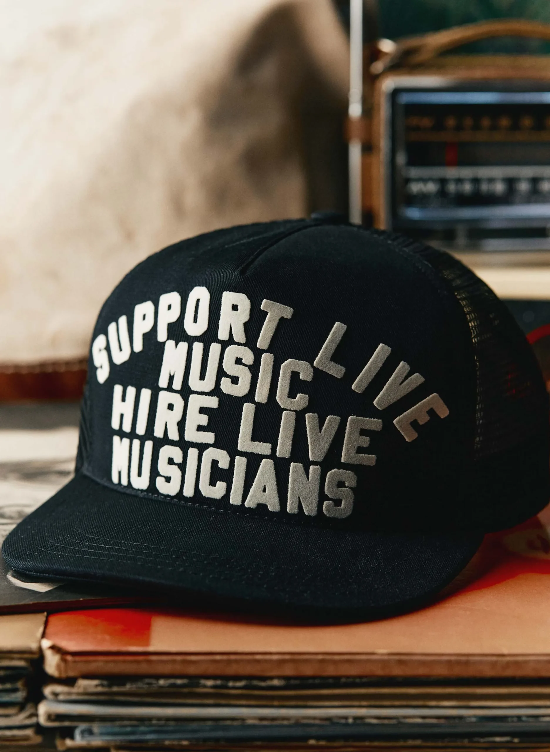 imogene + willie The "support Live Music" Trucker|Women Accessories|Accessories