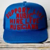 imogene + willie The "support Live Music" Trucker In Blue|Women Accessories|Accessories