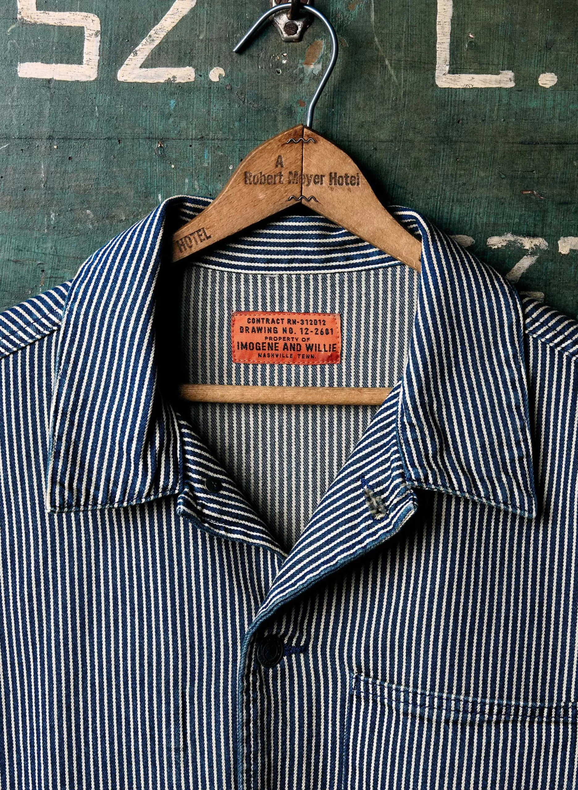 imogene + willie The Utility Coat In Hickory Stripe| Jackets