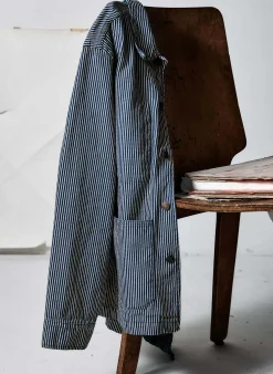 imogene + willie The Utility Coat In Hickory Stripe| Jackets