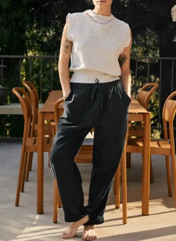 imogene + willie The Ventura Chore Pant In Faded Black|Women Pants & Shorts|Pants & Shorts