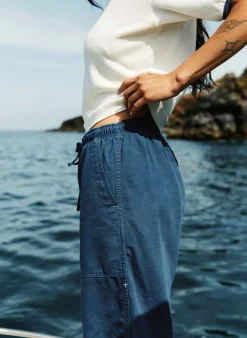 imogene + willie The Ventura Chore Pant In Blue|Women Pants & Shorts|Pants & Shorts