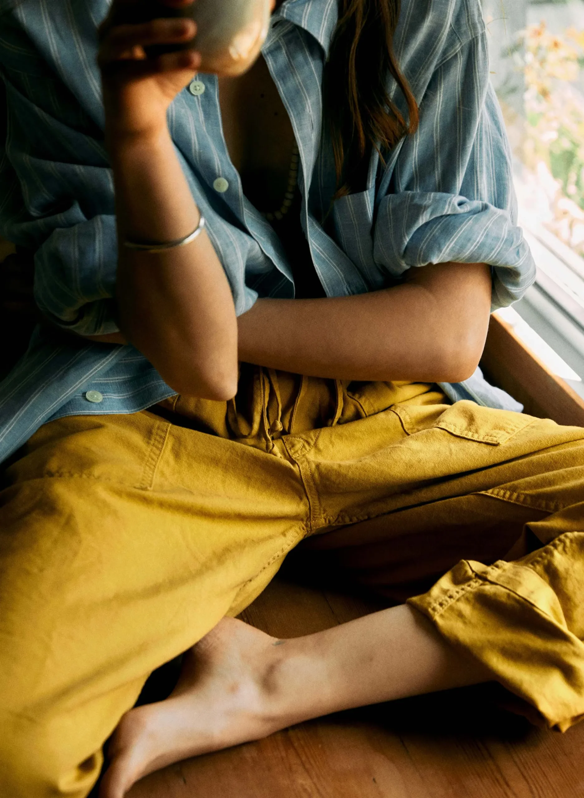 imogene + willie The Ventura Chore Pant In Chartreuse|Women Pants & Shorts|Pants & Shorts