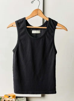 imogene + willie The Vintage Tank In Faded Black|Women Tees + Tanks