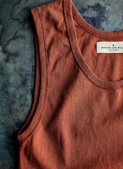 imogene + willie The Vintage Tank In Sienna|Women Tees + Tanks