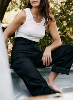 imogene + willie The Vintage Tank In Washed White|Women Tees + Tanks