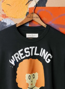 imogene + willie The "wrestling Tonite" Tee|Women Graphic Tees|Graphic Tees