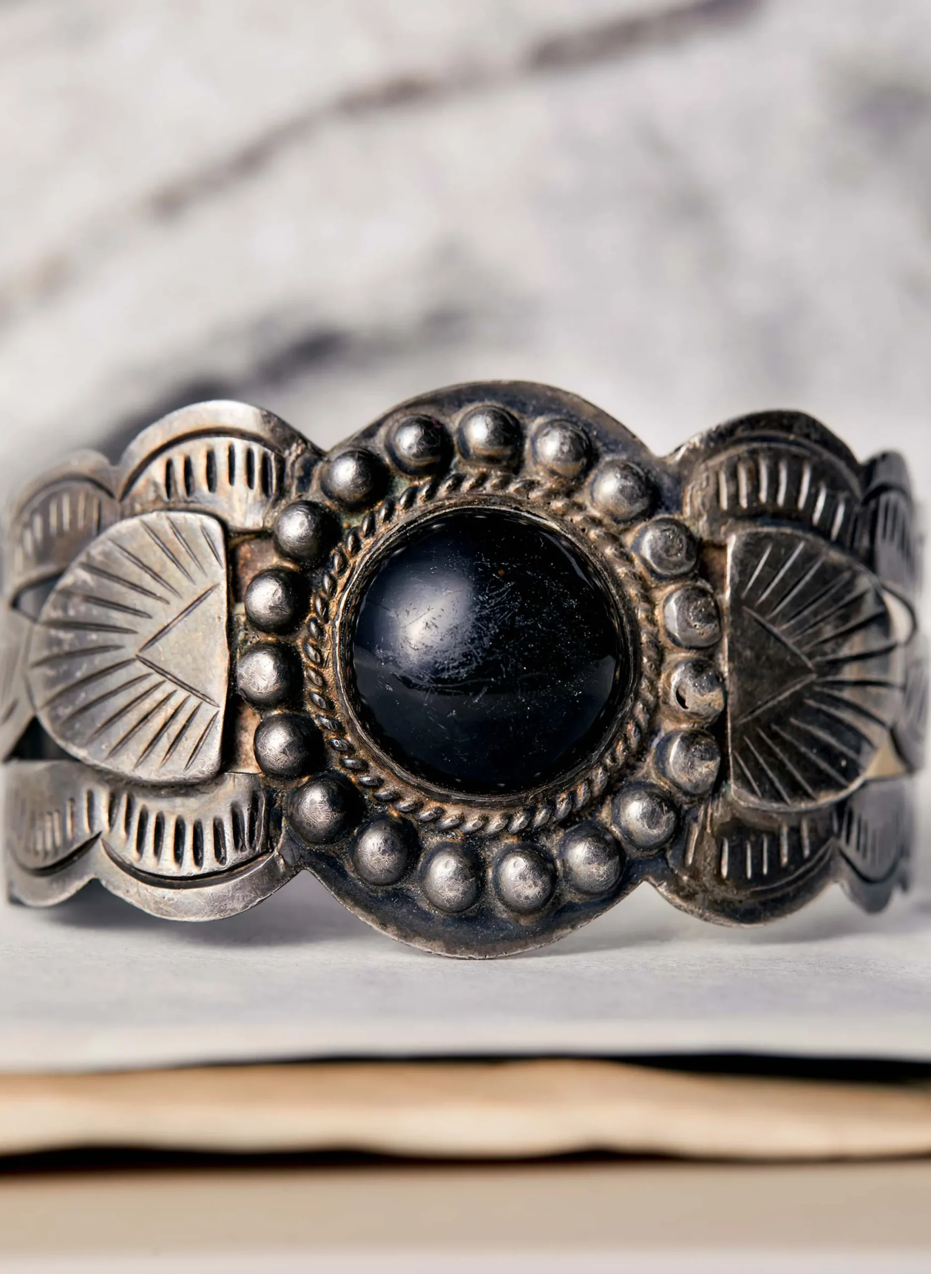 imogene + willie Vintage Silver Handstamped Cuff|Women Accessories|Accessories