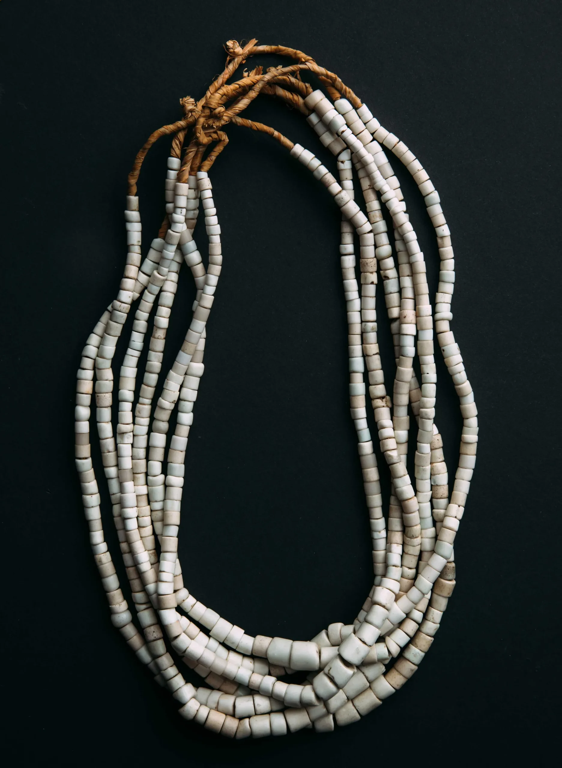 imogene + willie Vintage White Goomba Trade Bead Necklace|Women Accessories|Accessories